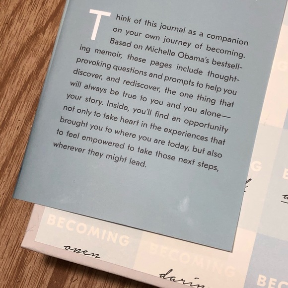 Hardcover Journal Becoming Michelle Obama 8.5”X6” - Picture 6 of 8